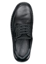 GINO GALANTE, klassiska herrskor med sn&ouml;rning, med uttagbar fotb&auml;dd SVART