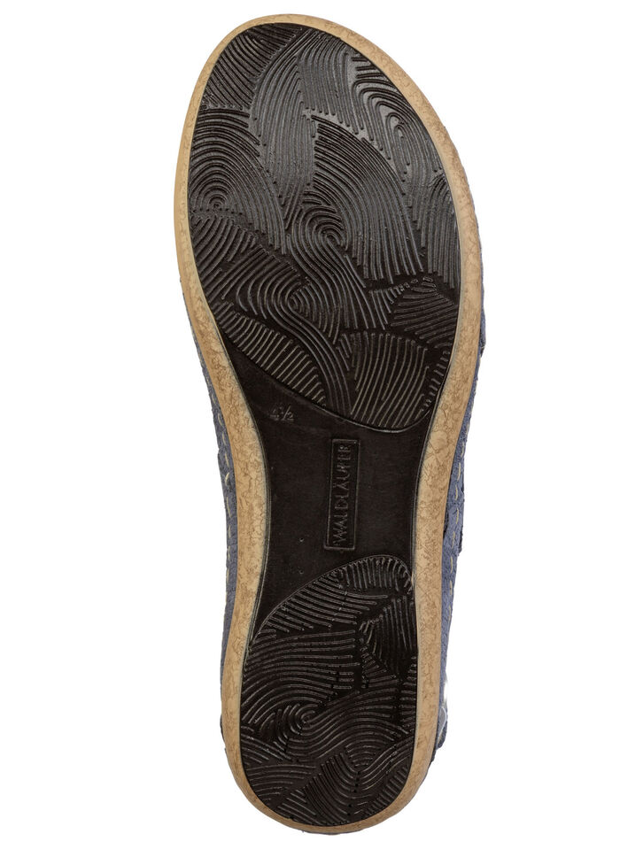 Waldläufer, bekväma damsandaler, bredd H, med uttagbar fotbädd JEANS