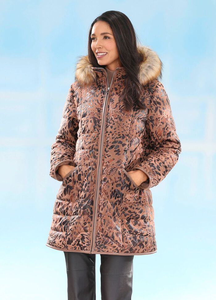 Jacka med avtagbar huva 