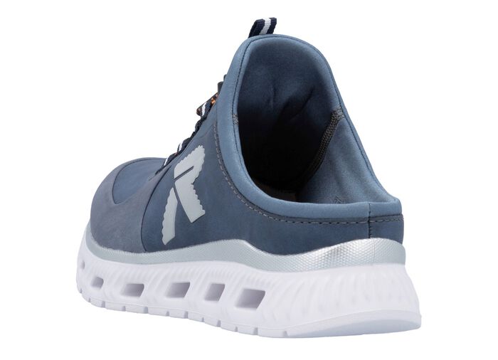 Rieker tofflor med elastiskt snabbsn&ouml;rningssystem med propp JEANS