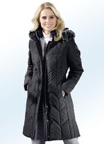 Kort kappa med avtagbar huva 