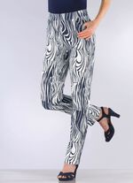 Byxor med uttrycksfullt m&ouml;nster 