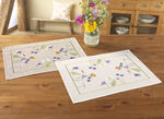 Vackert broderad bords- och rumsdekoration, 