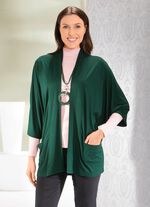 Skjortjacka utan kn&auml;ppning i 2 f&auml;rger 