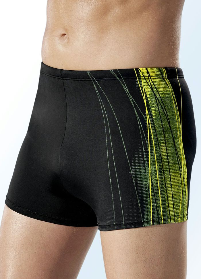 Badbyxor fr&aring;n Natura i h&ouml;gre, vid modell med tryckt m&ouml;nster 