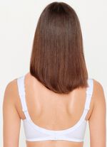 Susa bh med spetskant VIT