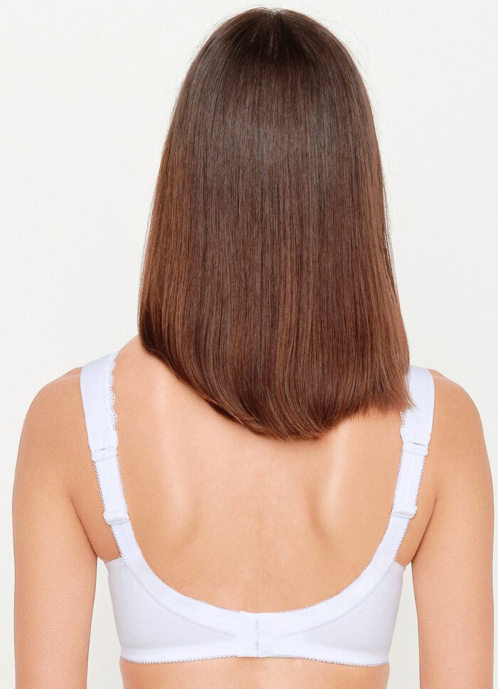 Susa bh med spetskant VIT