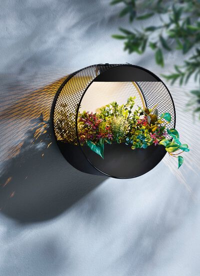 LED-v&auml;ggplanteringskruka 