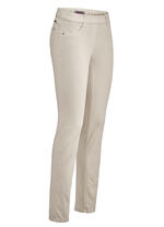 Byxor i bekväm pull-on-stil BEIGE