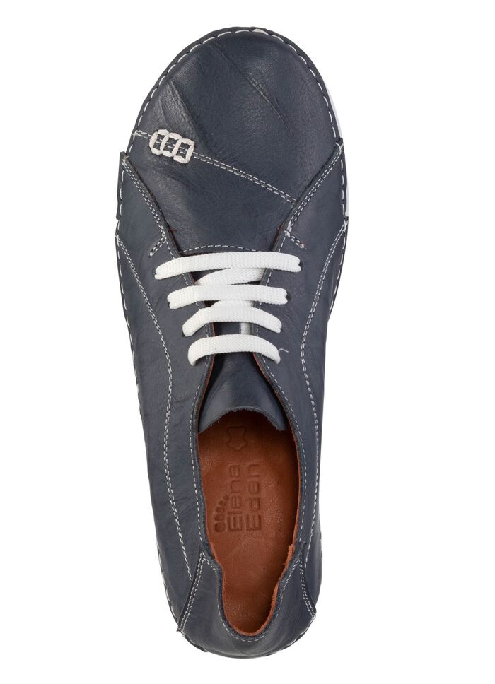 ELENA EDEN sn&ouml;rsko med skrynklig struktur och dekorativa s&ouml;mmar 