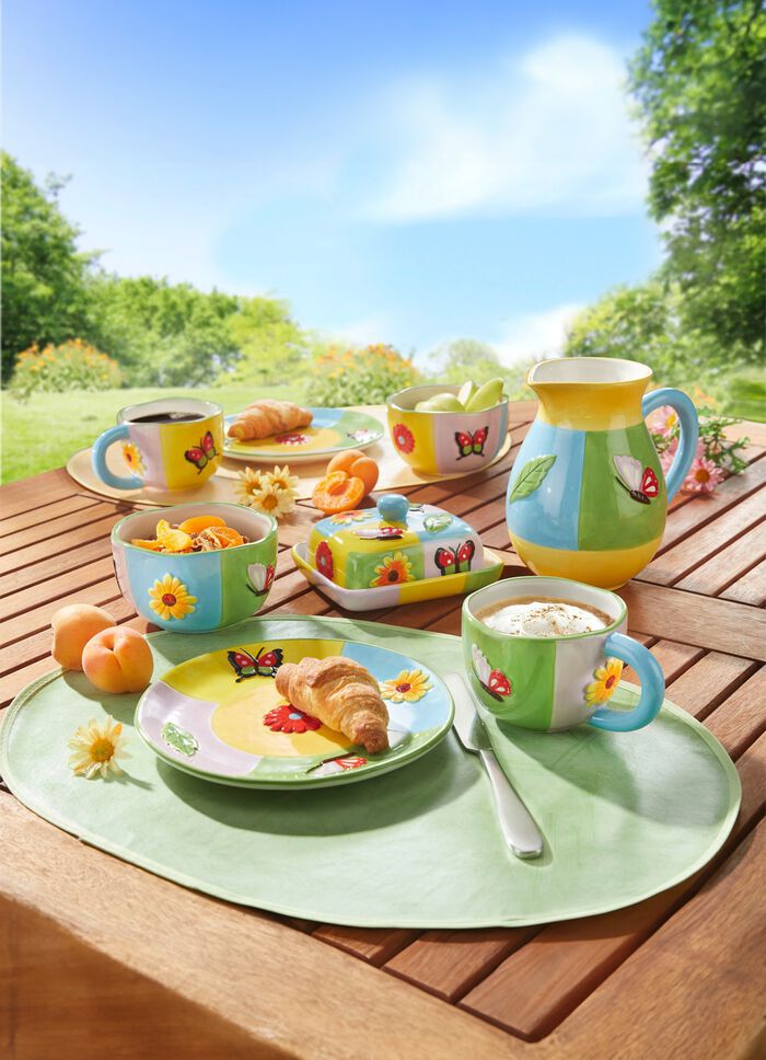 F&auml;rgglad keramisk sm&ouml;rfat 