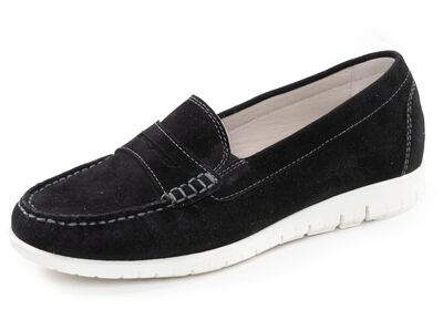 ELENA EDEN, klassiska damtofflor, bredd H, med uttagbar fotb&auml;dd 