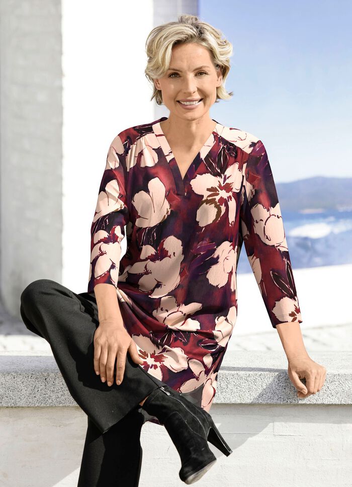 Extra l&aring;ng skjorttunika 