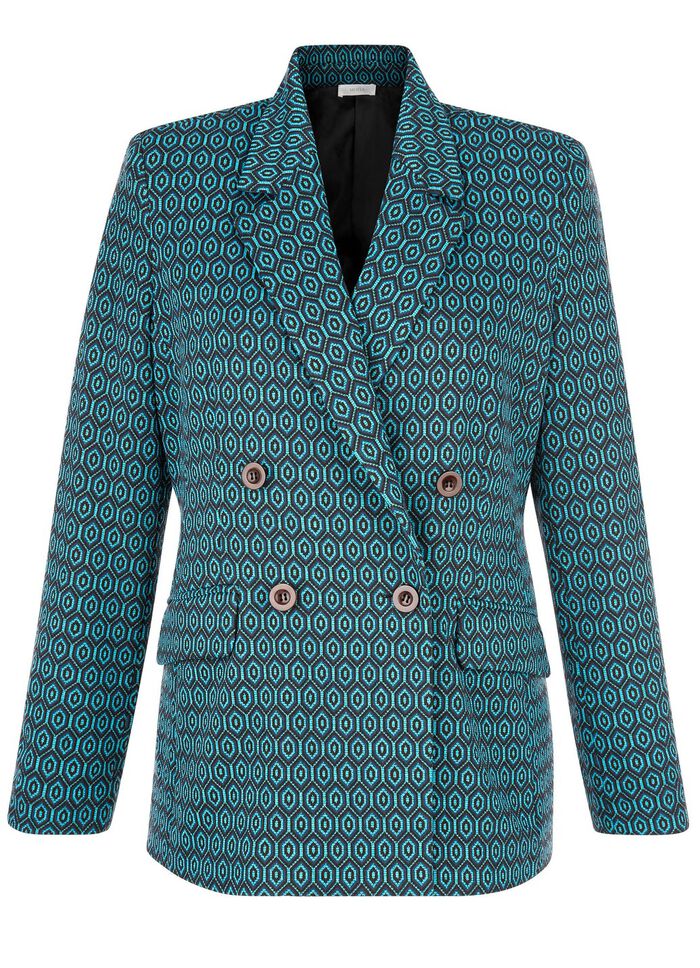 blazer med en intressant design 