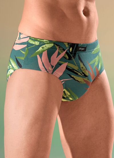 Trepack trosor med res&aring;r i midjan 