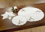Doilies runda CREME