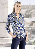 Vackert designad skjortblus 