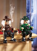 R&ouml;kare, set om 2, gjord av tr&auml; 