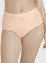 Felina form slip med elastisk spetskant, 