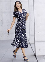 Pikétröja med applikation framtill 