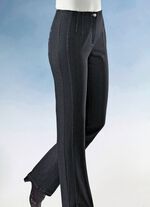 Jeans med figursmickrande delningss&ouml;m 