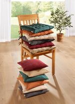 Stolsdyna och kuddfodral i fin manchester 