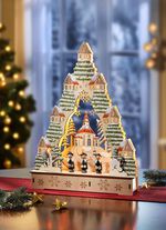 Ljusbåge i trä NATURLIG GRÖN