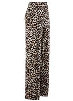 Byxor i trendigt leopardm&ouml;nster 