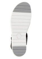 ELENA EDEN sandal med praktiska elastiska bandage SVART