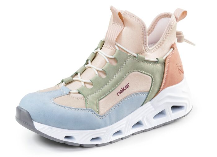 Rieker, snygga damst&ouml;vlar, vidd G, med uttagbar fotb&auml;dd 