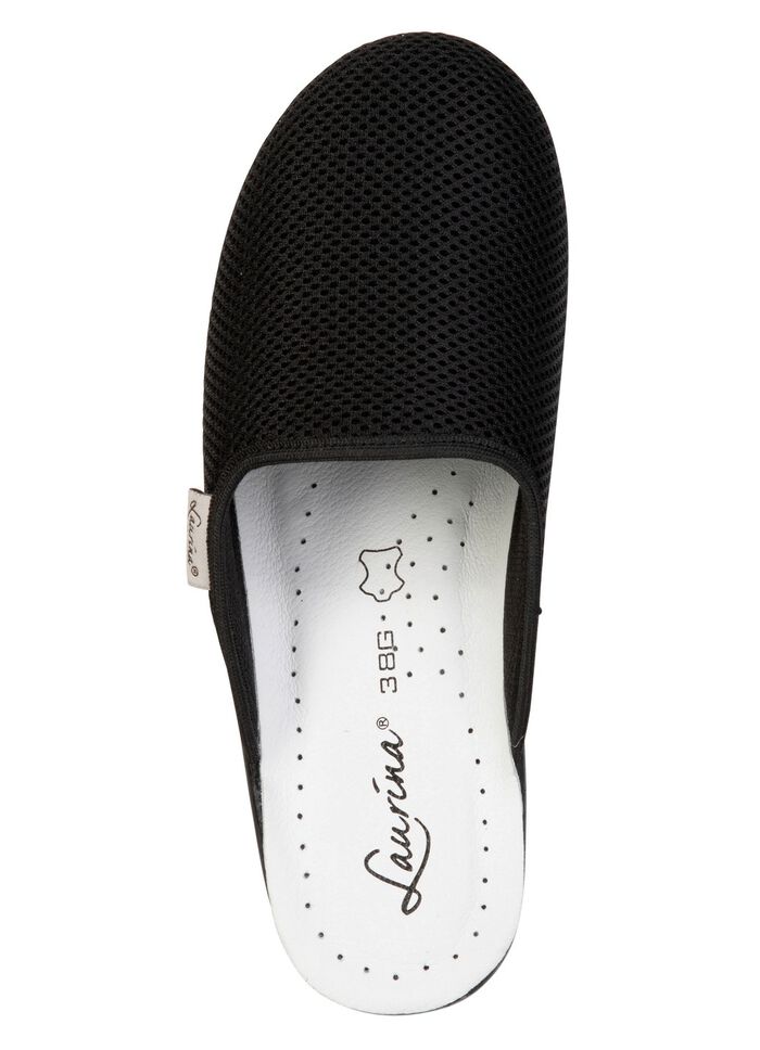 Laurina, tv&aring;pack, klassiska damtofflor, bredd G, tillverkade av meshmaterial 