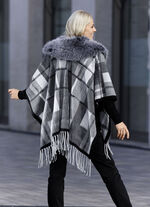 Poncho i en storlek, 