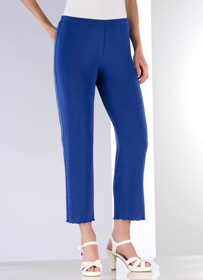 Mjukt flytande, 7/8-l&aring;ng byxa 