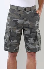 Bermudashorts med b&auml;lte och cargofickor i 2 f&auml;rger 