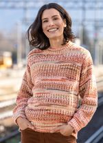 Tjock stickad tröja 