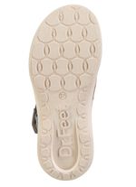 Sandal med st&aring;ngband med korkkanter 