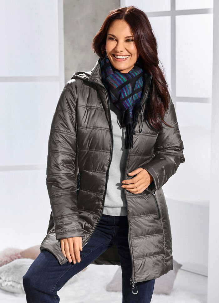 Jacka med 2-v&auml;gs dragkedja GRAFIT