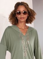 Ros&eacute;guldf&auml;rgat halsband 