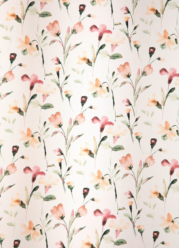 &Ouml;vergardin med blomm&ouml;nster och universal r&auml;lstejp 