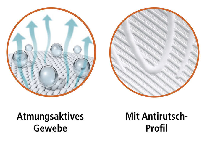 Komfortabla glidskor med stretchig passform 