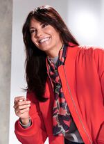 Halsduk med fantasim&ouml;nster 