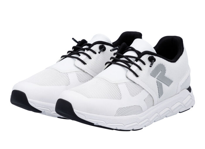 Rieker sneakers gjorda av delvis belagt meshmaterial WEISS
