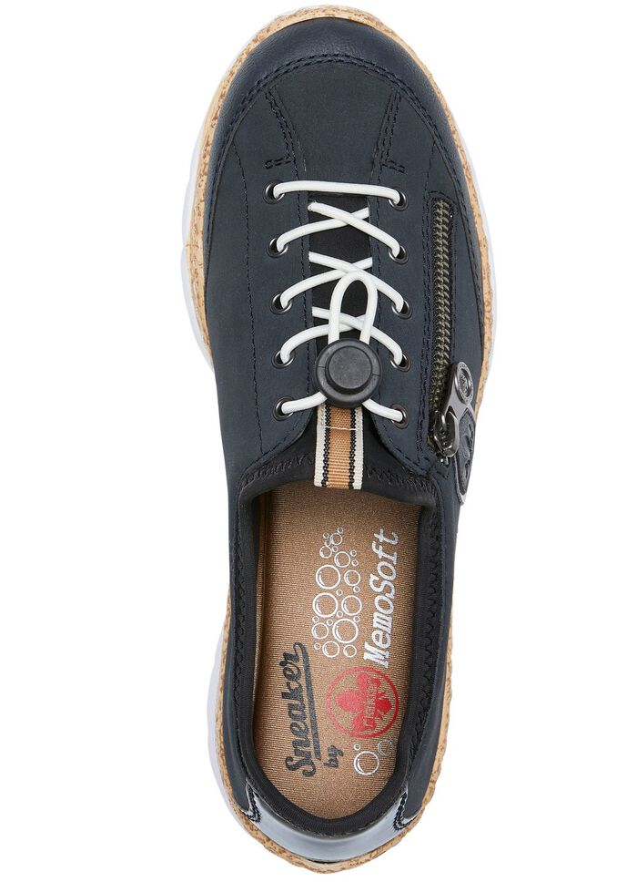 Rieker, sportiga damsneakers, med MemoSoft-innersula 