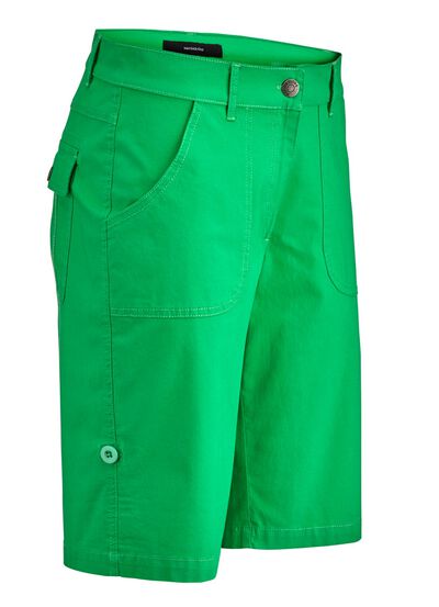 Bermudashorts med dekorativa remmar 