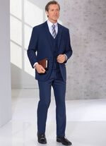 Kostym med v&auml;st 