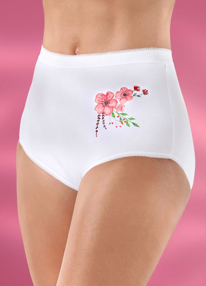 Trosor i fempack med tryckt motiv 