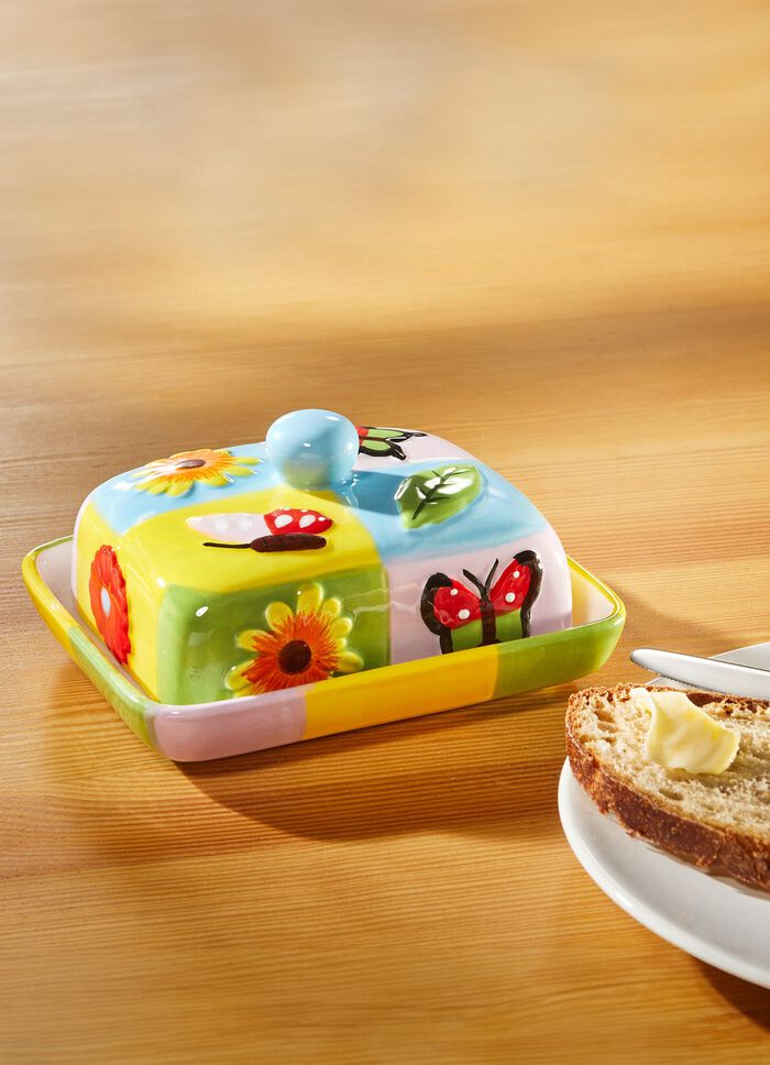 F&auml;rgglad keramisk sm&ouml;rfat 