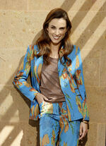 Blazer i h&ouml;gkvalitativ jacquardstickad 