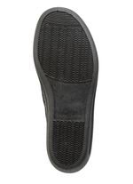 Tofflor i tryckt sammet med leom&ouml;nster 