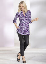 Byxor gjorda av mjukt nappa-imitation SVART